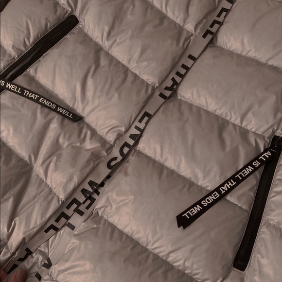 100% Grey down puffer vest - Picture 5 of 6